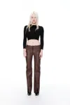 Ho24 Element Lace Up Pant In Brown