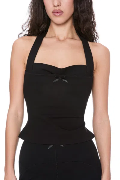 Ho24 Mikaela Top In Black