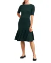 Hobbs London Abbie Knit Dress In Samphire Green