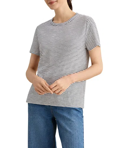 Hobbs London Adaline Relaxed Tee In White