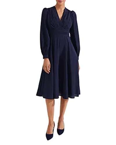 Hobbs London Adrianna Dress In Midnight Navy