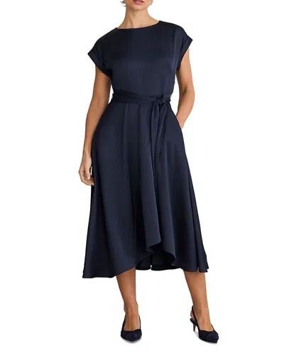 Hobbs London Agnes Dress In Blue