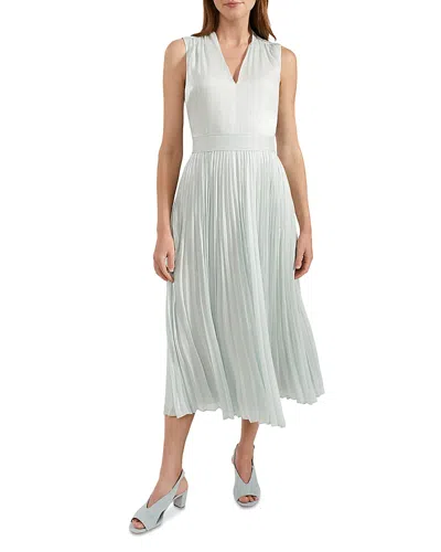 Hobbs London Alexandra Sleeveless Dress In Sage Green