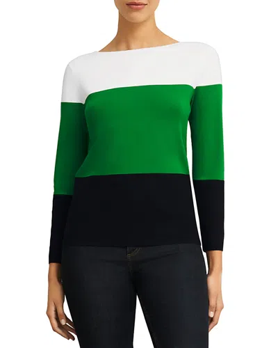 Hobbs London Alice Sweater In Green