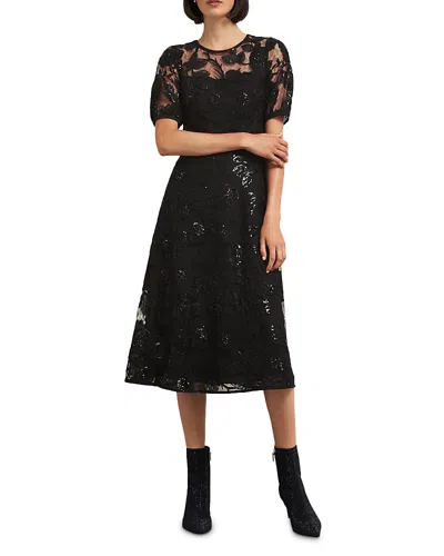 Hobbs London Ami Lace Dress In Hobbs Black