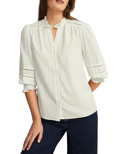 Hobbs London Amira Blouse In Ivory