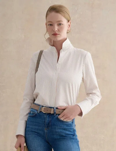 Hobbs London Andra Shirt In White