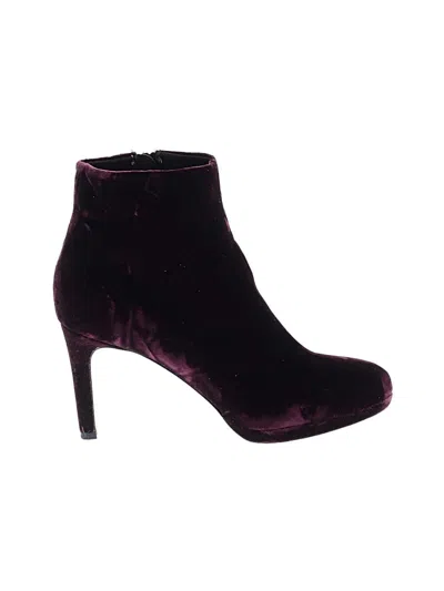 Pre-owned Hobbs London Ankle Boots In Purple