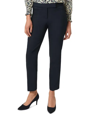 Hobbs London Annie Tapered Leg Pants In Navy