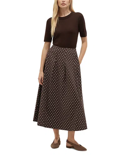 Hobbs London Antonella A-line Midi Skirt In Multi