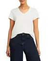 Hobbs London Arianna Slub Tee In White