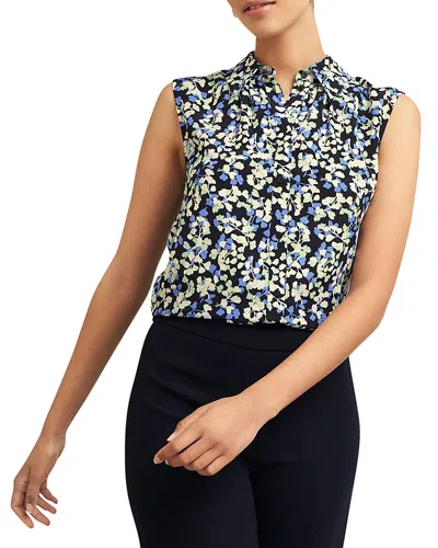 Hobbs London Ariela Top Front Fastening In Navy Multi