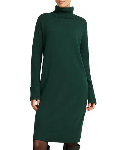 Hobbs London Ava Knitted Dress In Green