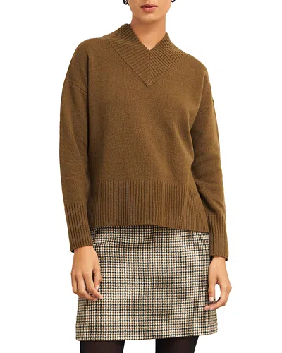 Hobbs London Becky Sweater In Toffee