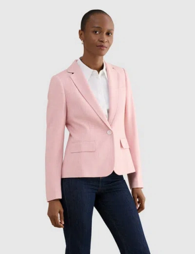 Hobbs London Blake Single-button Tailored Blazer In Pink