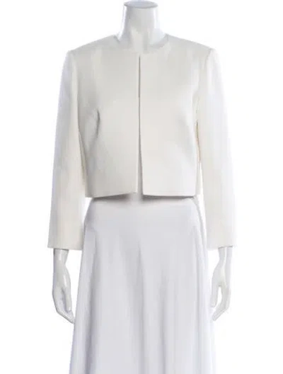 Pre-owned Hobbs London Blazer In White