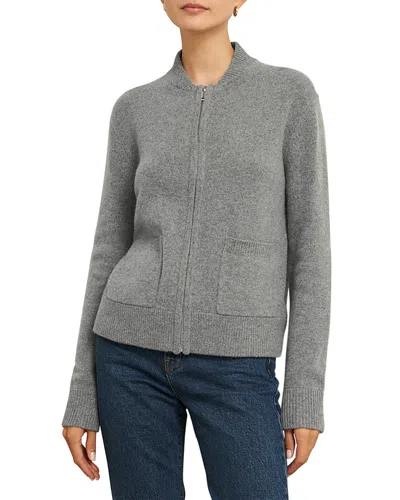 Hobbs London Bonnie Knitted Jacket In Gray