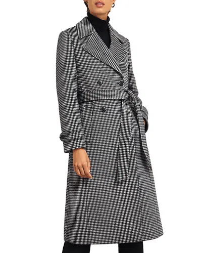 Hobbs London Bromley Trench Coat In Black Multi