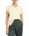 Hobbs London Brooksfirth Sweater Vest In Warm Ivory