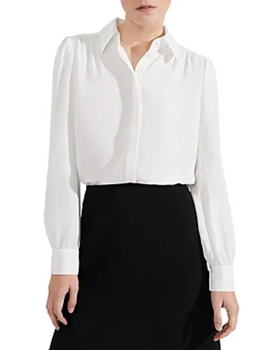 Hobbs London Caitlyn Shirt In Ivory