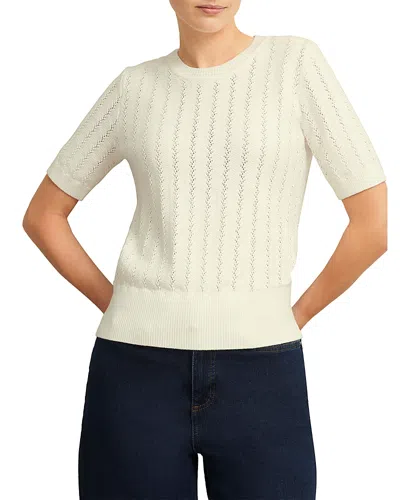 Hobbs London Calla Knitted Top In Neutral