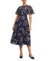 Hobbs London Callie Floral Print Dress In Navy Multi