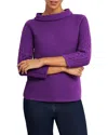 Hobbs London Venetia Ruched Top In Amaranth Purple