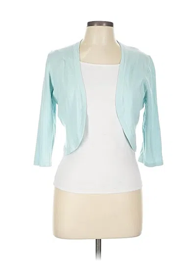 Pre-owned Hobbs London Cardigan Sweater In Blue