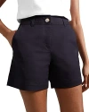 Hobbs London Carla Shorts In Navy