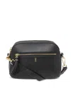 Hobbs London Carlton Leather Crossbody In Black