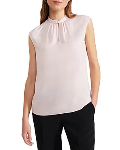 Hobbs London Carys Blouse In Pale Pink