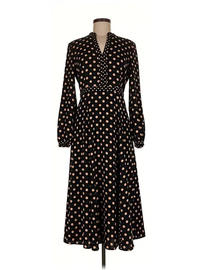 Pre-owned Hobbs London Casual Dress In Black