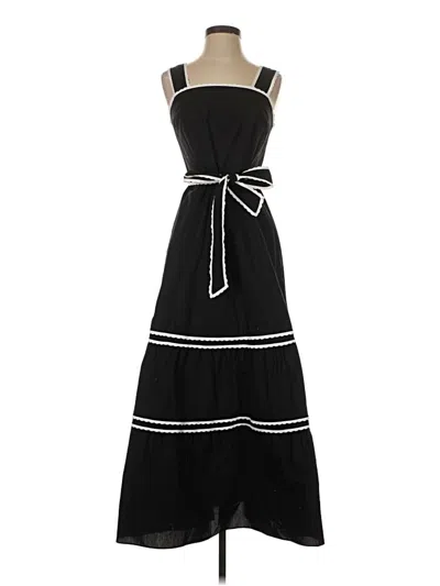 Pre-owned Hobbs London Casual Dress In Black
