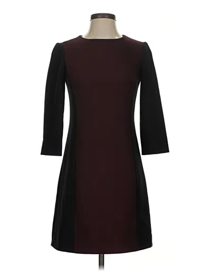 Pre-owned Hobbs London Casual Dress In Burgundy