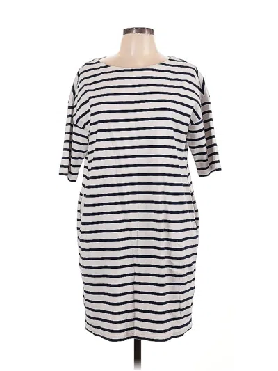 Pre-owned Hobbs London Casual Dress In Gray