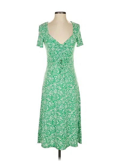 Pre-owned Hobbs London Casual Dress In Green