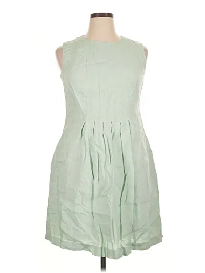 Pre-owned Hobbs London Casual Dress In Green