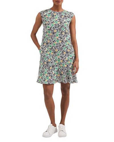 Hobbs London Catalina Floral Mini Dress In Ivory Multi