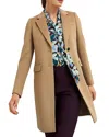 Hobbs London Cavendish Wool Coat In Hobbs Camel