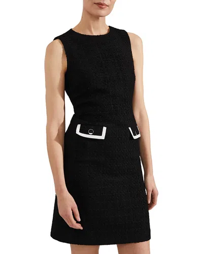 Hobbs London Cici Dress In Black Ivory