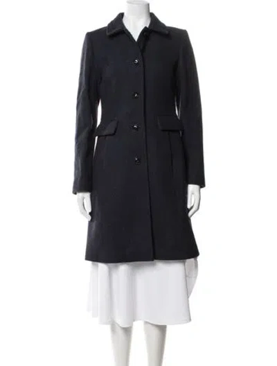 Pre-owned Hobbs London Coat In Blue