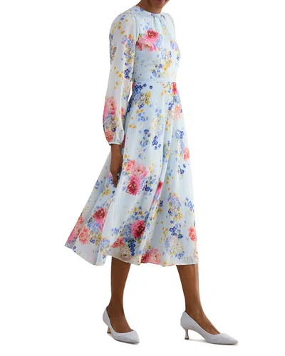 Hobbs London Constance Dress In Blue