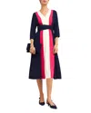 Hobbs London Cora Colorblocked Dress In Multi