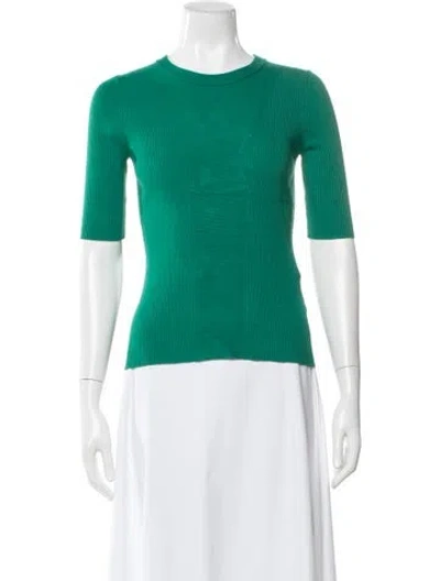 Pre-owned Hobbs London Crew Neck Sweater W/ Tags In Green