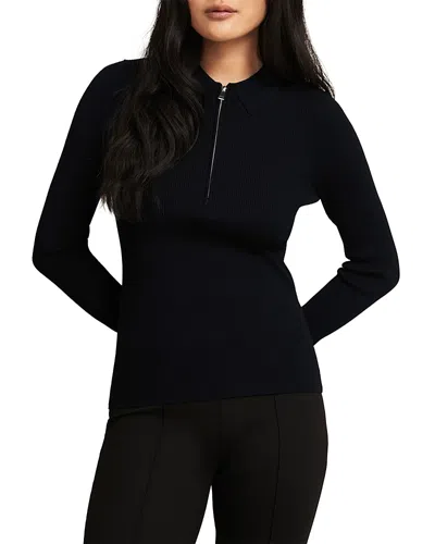 Hobbs London Darcie Zippered Top In Animal Print