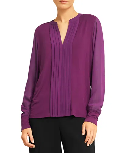 Hobbs London Darcy Top In Purple