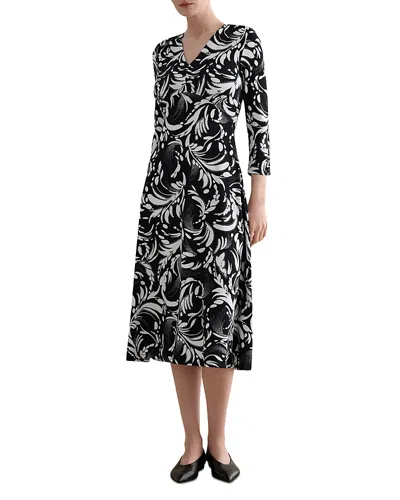 Hobbs London Deborah Jersey Dress In Multi