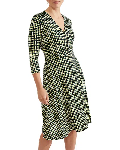 Hobbs London Dina Jersey Dress In Navy Multi