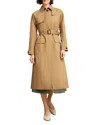 Hobbs London Donnington Trench Coat In Brown