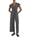 Hobbs London Eden Jersey Jumpsuit In Navy Multi